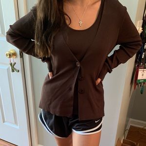 Talbots sweater twin set